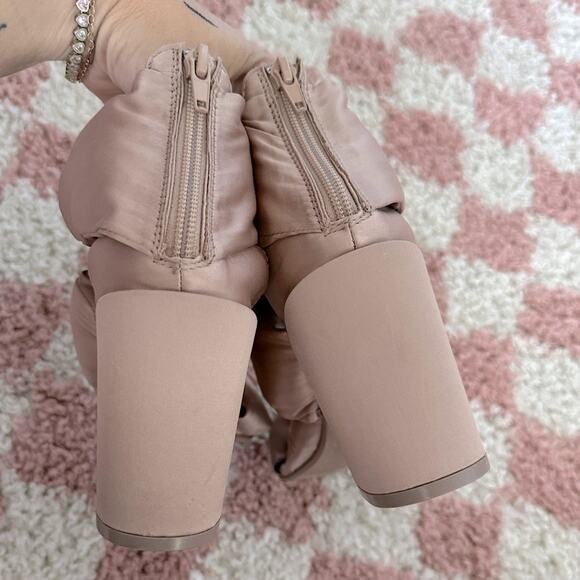 Kelsi Dagger Brooklyn Maddox Knotted Satin Heels-7 - Picture 9 of 13